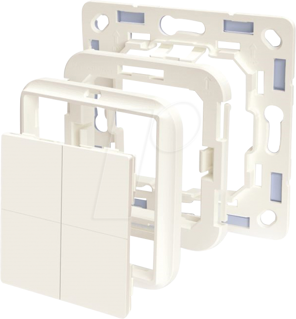 Thumbnail - SHELLY BLU WS4B - Busch-Jäger Adapter für BLU Wall Switch 4