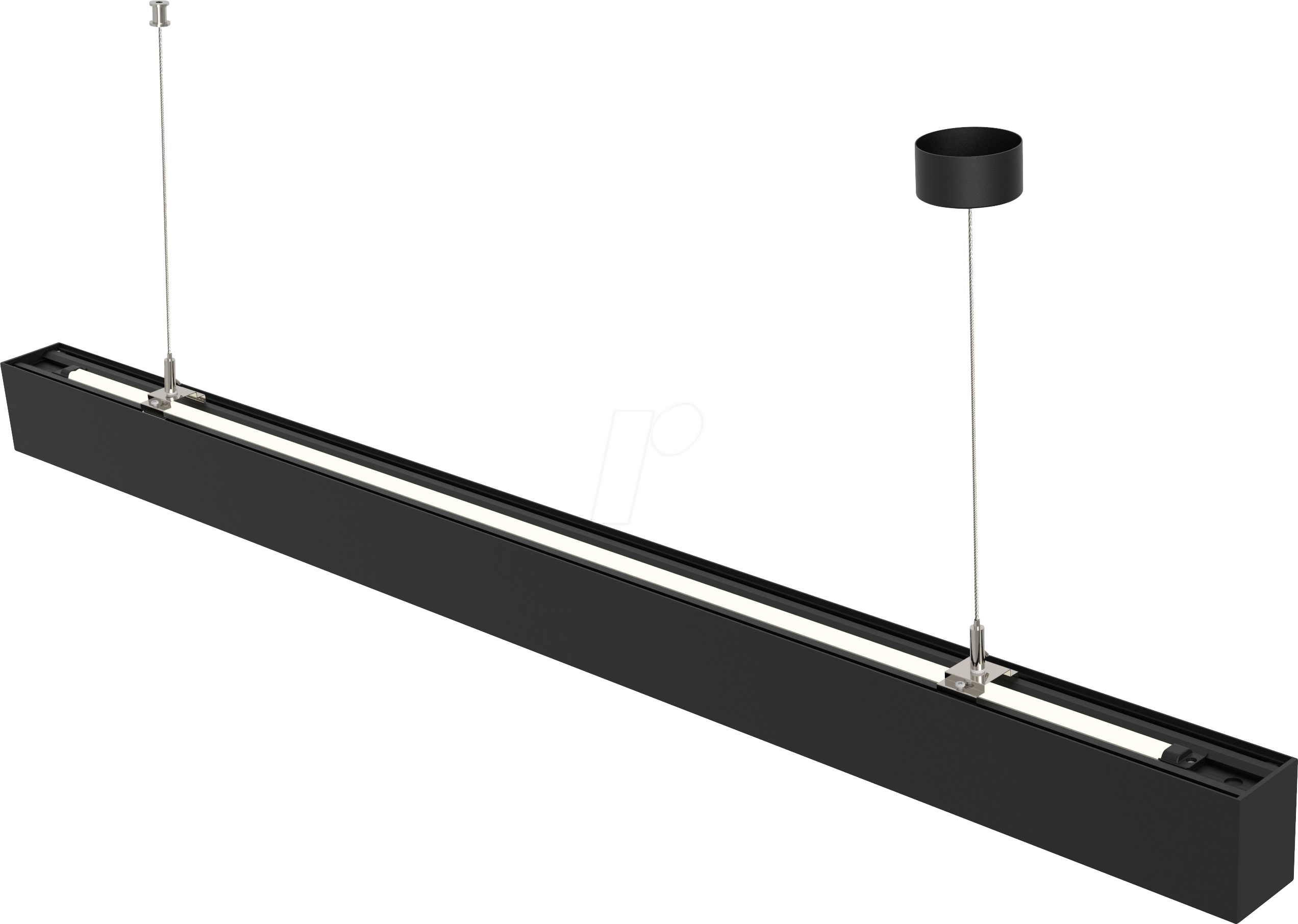HEIT LL-510012 - Linear Pendelleuchte, 46 W, 6000 lm, 4000 K, schwarz