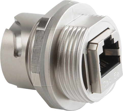 RJ45 IK50004 - RJ45-Inlinekupplung, Buchse, Kunststoff