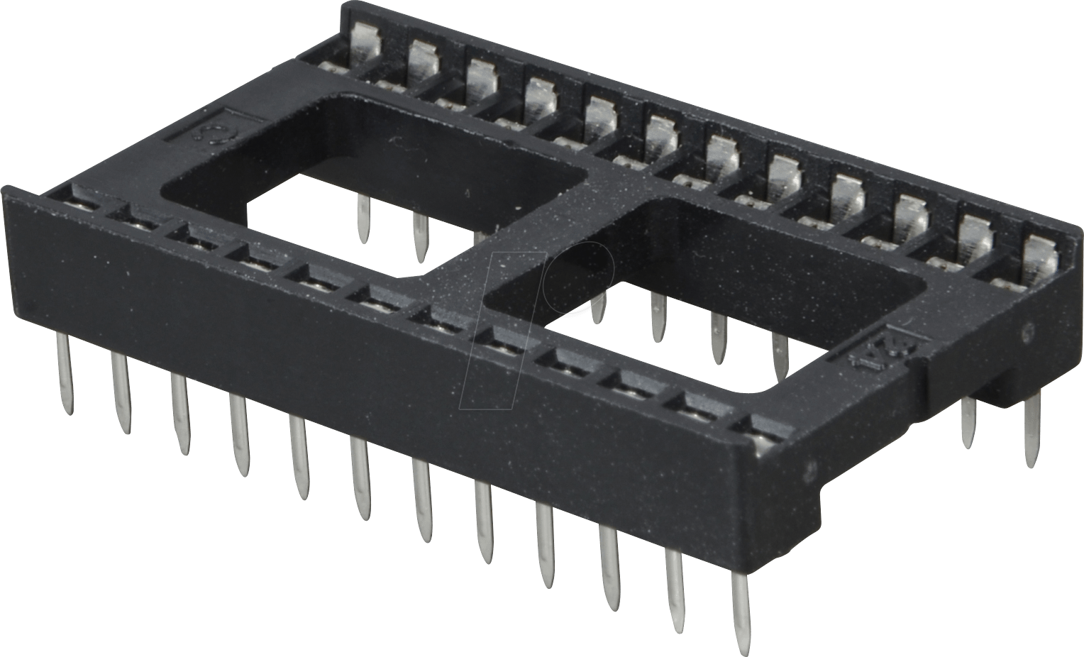 GS 24 - IC-Sockel, 24-polig, doppelter Federkontakt