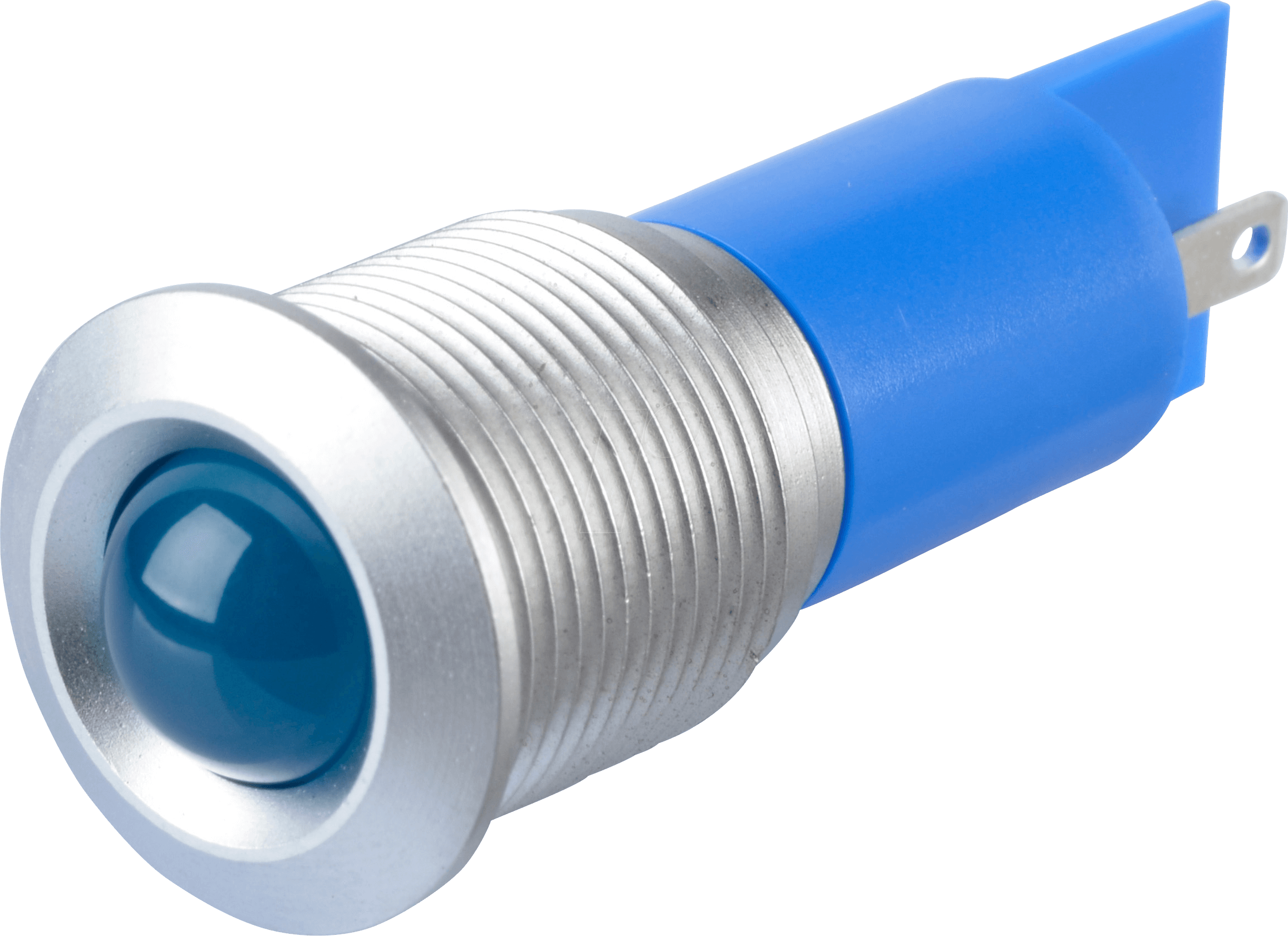 APM Q16P1G B220E - LED-Signalleuchte, blau, 220 V, Ø 16 mm, vorstehend, FASTON
