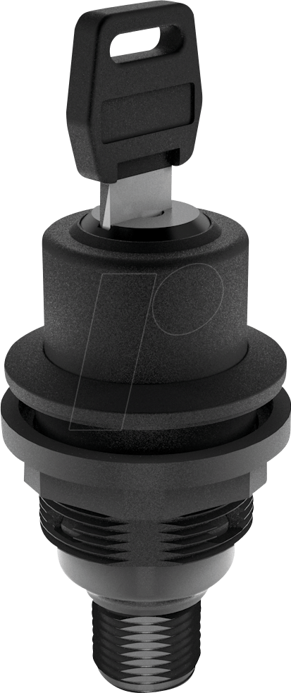 SSWSSA18OIC008 - Schlüsselschalter - 1 Ö + 1 S, schwarz