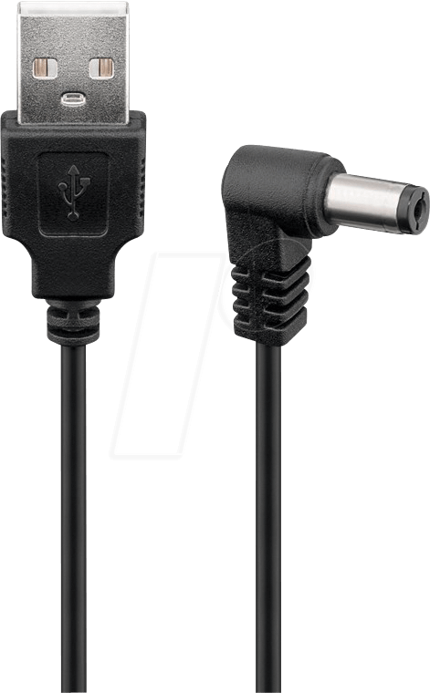 Thumbnail - GOOBAY 55157 - USB A Stecker auf 2,1mm DC Stecker 0,5 m