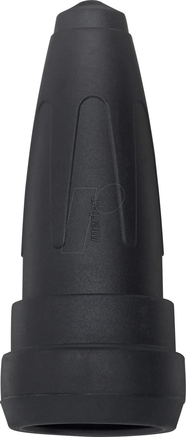 ME 174051 - Merten Gummikupplung mit Schnappkragen, schwarz, IP20