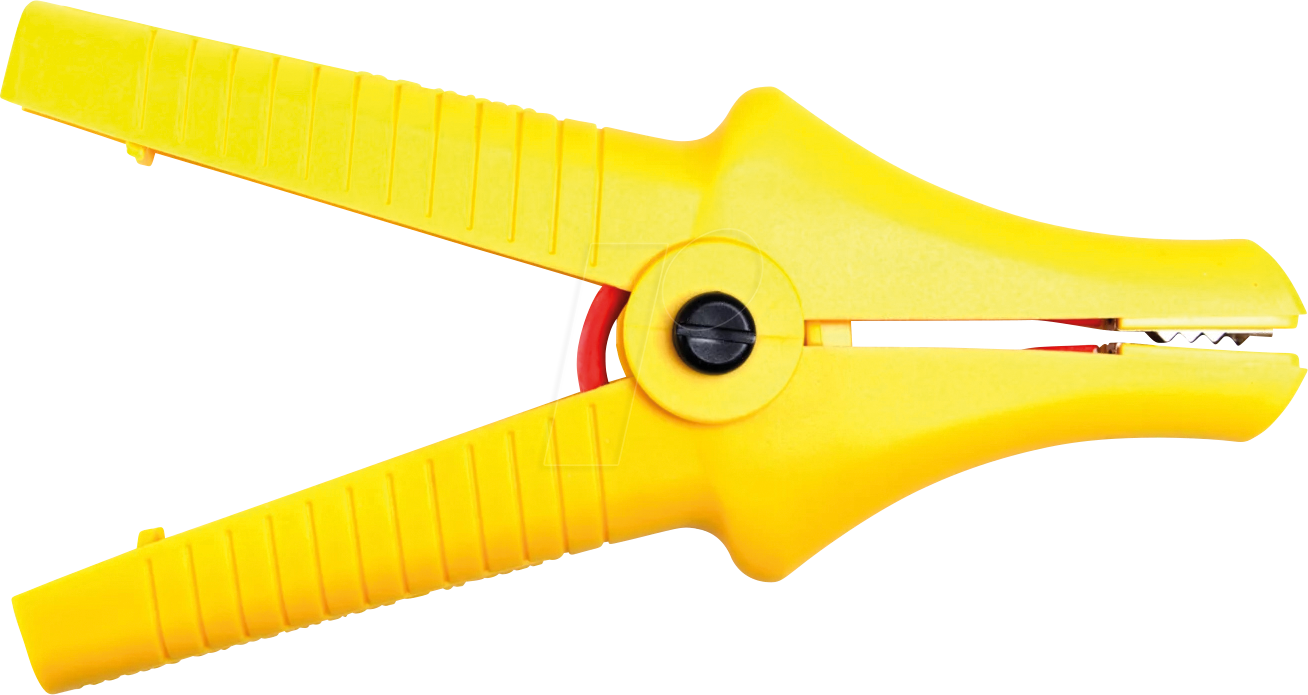 SONEL 32K09 GB - Krokodilklemme, 11 kV CAT IV 1000 V, gelb K-09