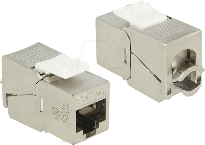 DELOCK 86179 - Keystone RJ45 Buchse > LSA Cat.6A kompakt
