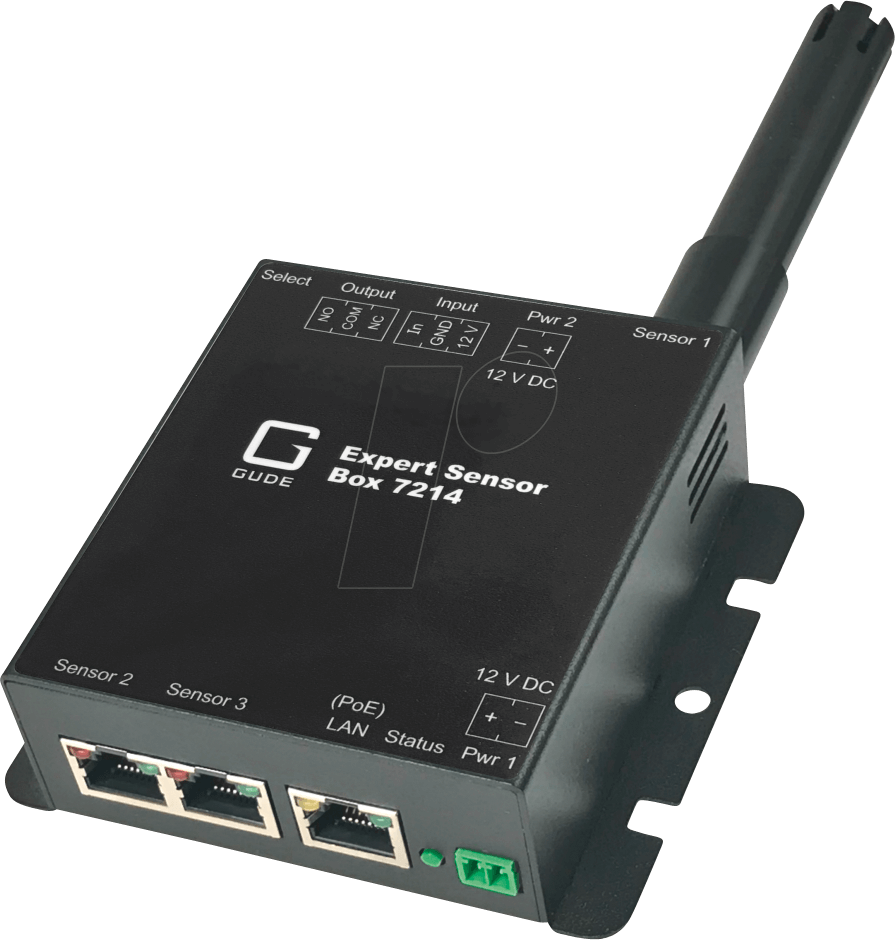 Thumbnail - GUDE 7214-2 - LAN-Sensor, Temperatur, Luftfeuchte
