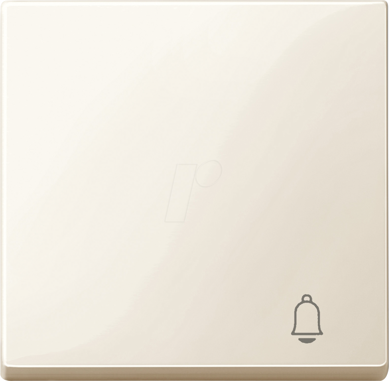 ME SM 3305-0344 - System M, Wippe, Klingelsymbol, weiß glänzend