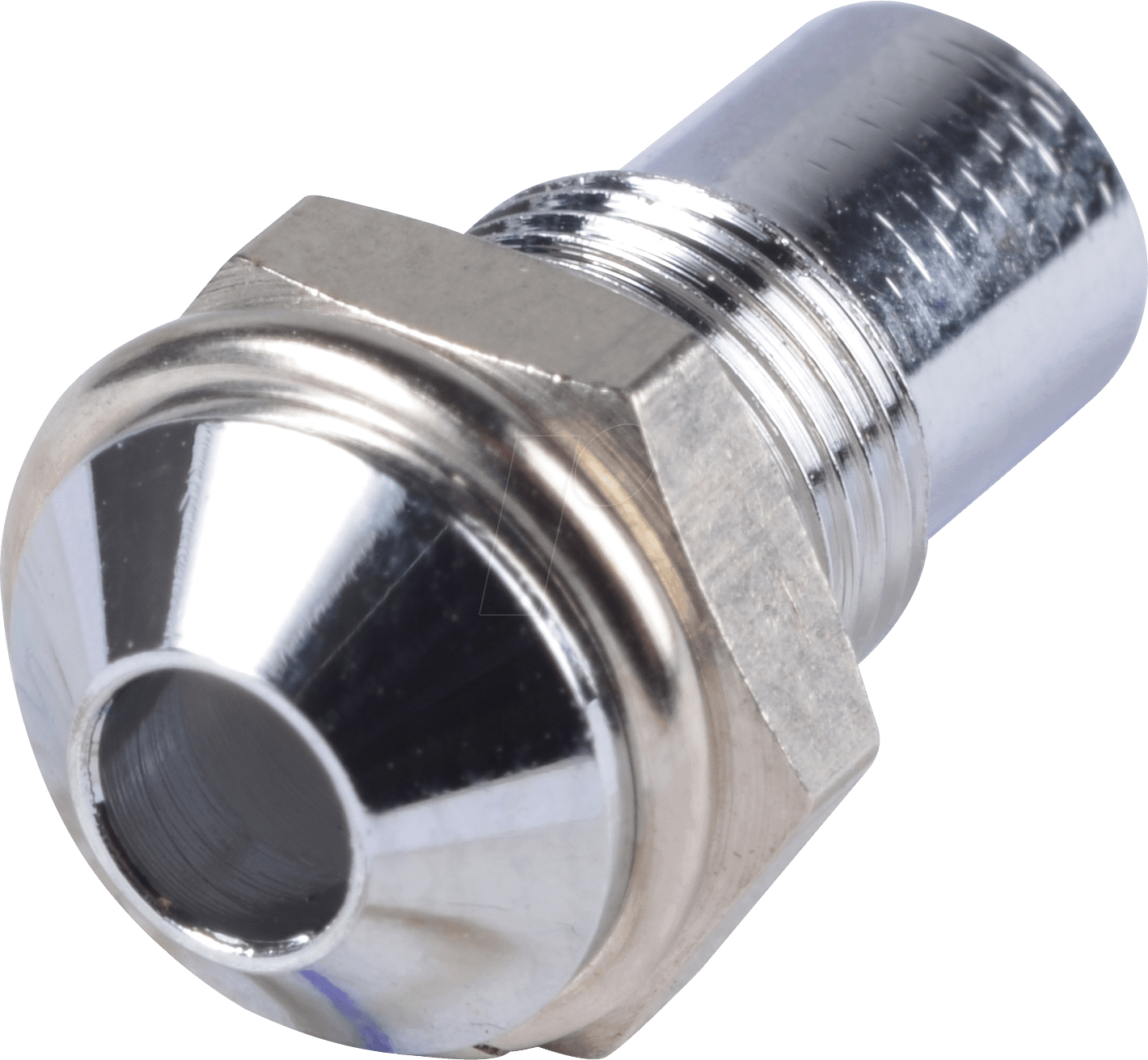 EBF A-3 - Einbaufassung für 3 mm LEDs, Aussenreflektor, chrom