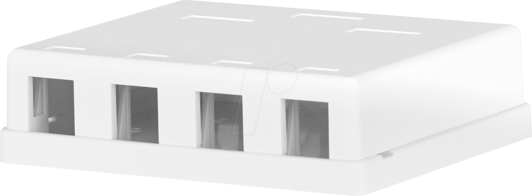 EFB EC020400005 - Keystone Anschlussbox, 4-Port, Aufputz, ohne Modul