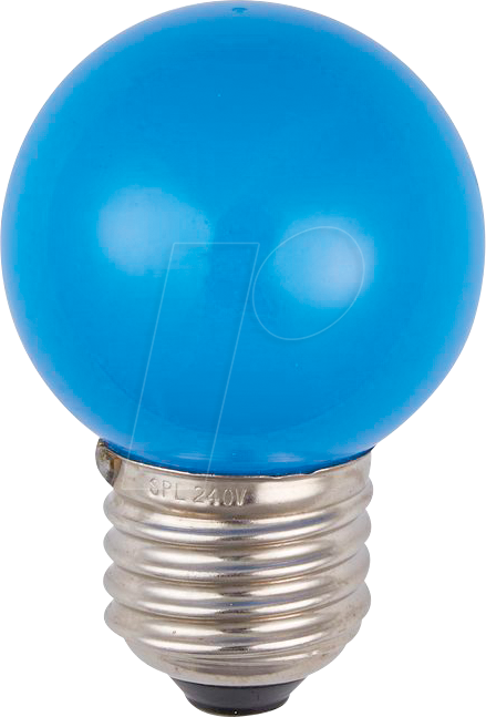 SCHI L027241226 - E27 G45x68 1W Blau