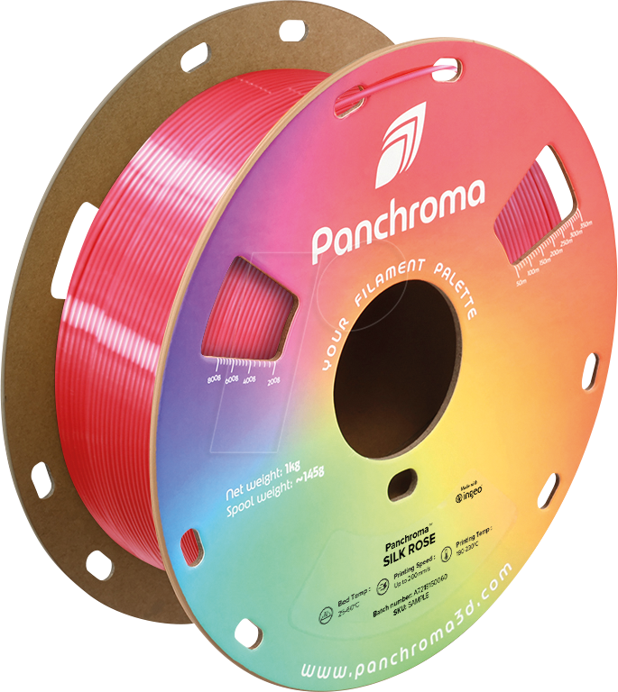 POLYMAKER CA3016 - Filament, Panchroma PLA, Silk Rose, 1,75 mm, 1 kg