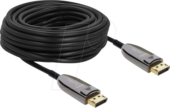 DELOCK 87117 - DisplayPort Kabel, 2.1 8K 60 Hz, 40 Gbps, 20,0 m