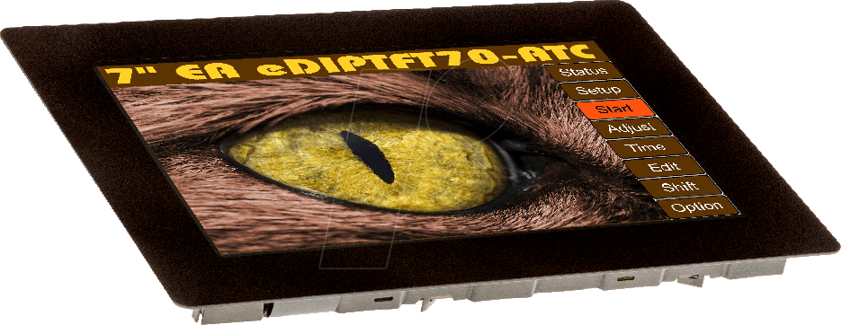 EA EDIP-TFT70ATC - Intelligenter 17,8cm (7'') Touch-TFT, kapazitiv, mit Fonts