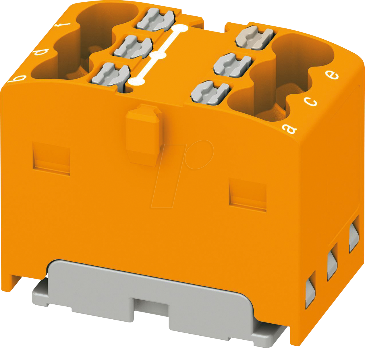 PHOE 3002792 - Verteilerblock PTFIX, 6X1,5, orange