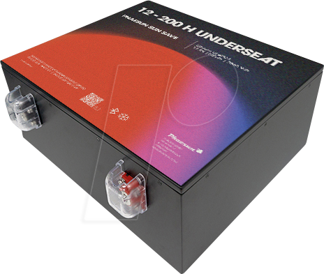 PHAE 12-200 H - Lithium-Akku, LiFePO4, 12,8 V, 200 Ah, 2560 Wh, BMS, BT, IP62