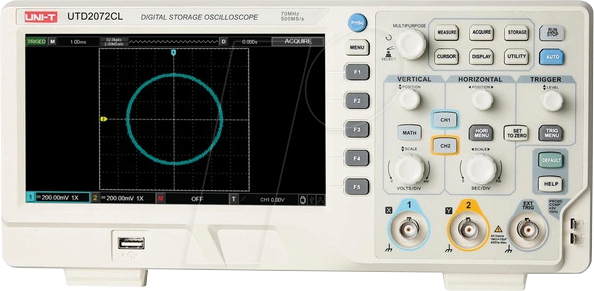 UTD 2072CL - Digital-Speicher-Oszilloskop, 70 MHz, 2 Kanäle