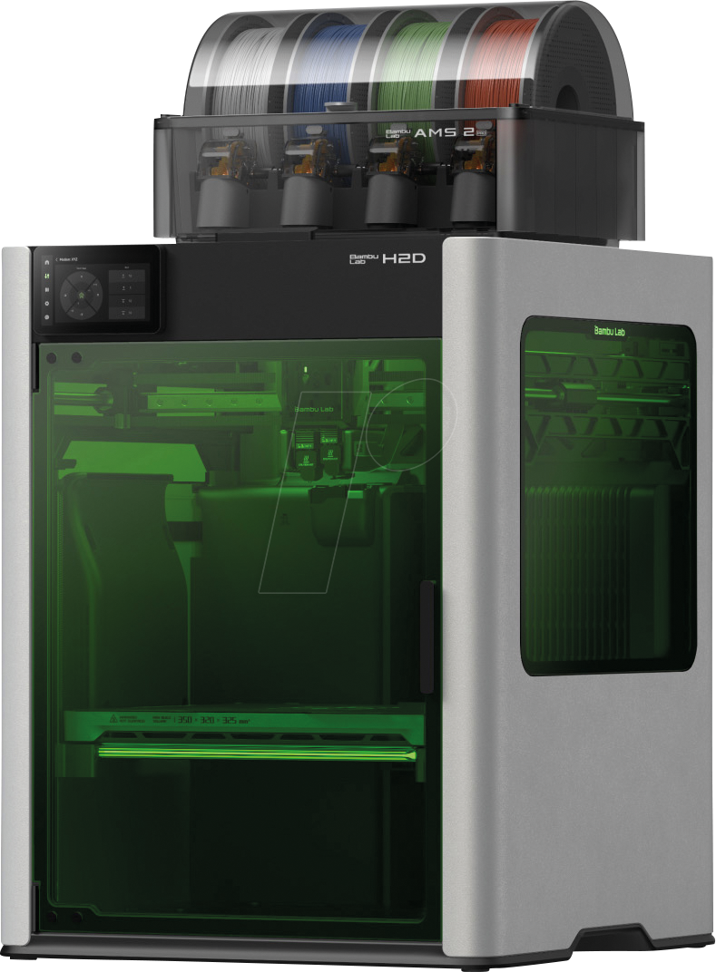 BL H2D LFC 40W - 3D Drucker, Bambu Lab H2D, 40 W Laser