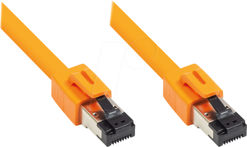 Thumbnail - GC 8080-005O - Patchkabel Cat.8.1 S/FTP, 0,5 m, orange
