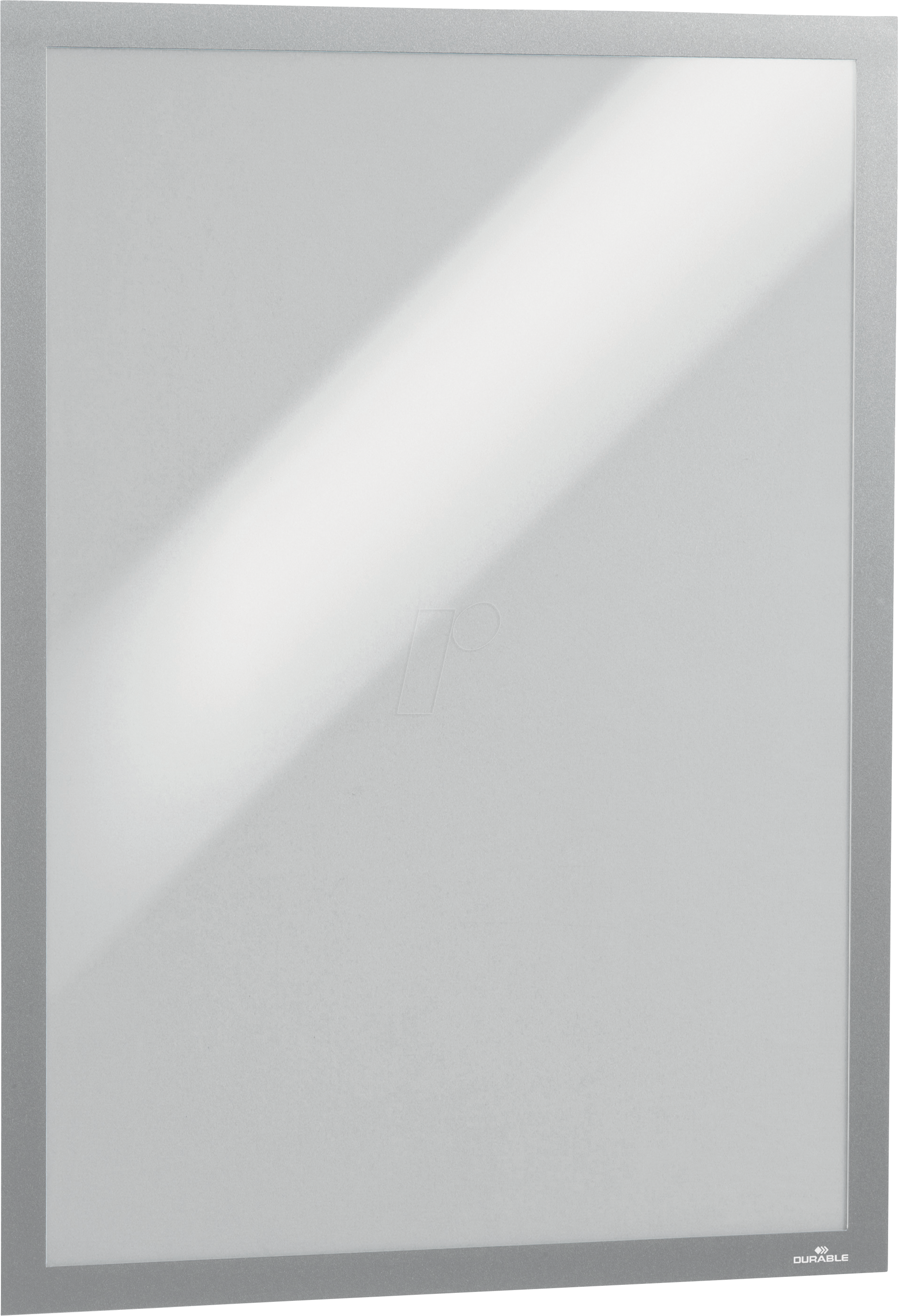DURABLE 505323 - Info-Rahmen, A2, selbstklebend, aufklappbar, silber