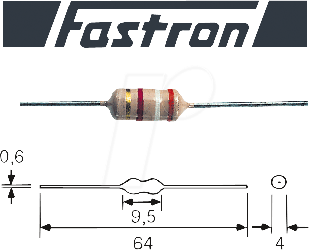 SMCC 1,50µ - Drosselspule, Festinduktivität, axial, 1,50µ