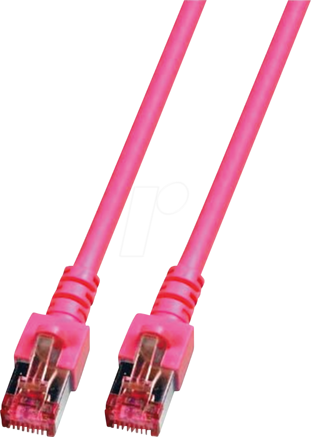 PATCH-C6 40 MG - 40 m Cat.6 PiMF-Patchkabel, magenta / rosa
