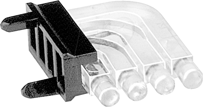 Thumbnail - MEN 1296.1004 - Lichtleiter, SMD, 4-fach 2,8mm, sphärisch ø2mm
