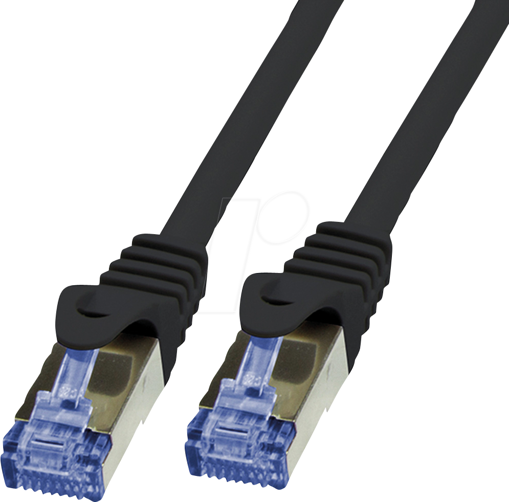 VALUE 21990722 - Patchkabel, Cat.6a, S/FTP, outdoor, schwarz, 50 m