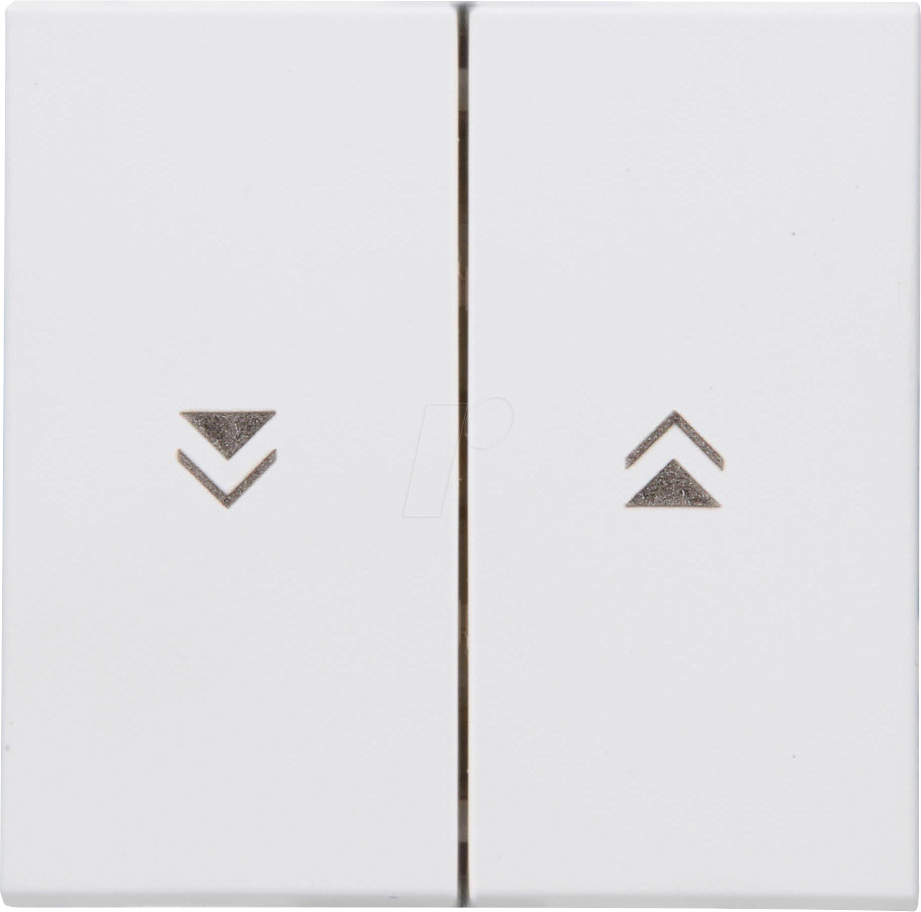 EL 07 490387007 - HK07 - Flächendoppelwippe mit Pfeilsymbol, arktisweiß