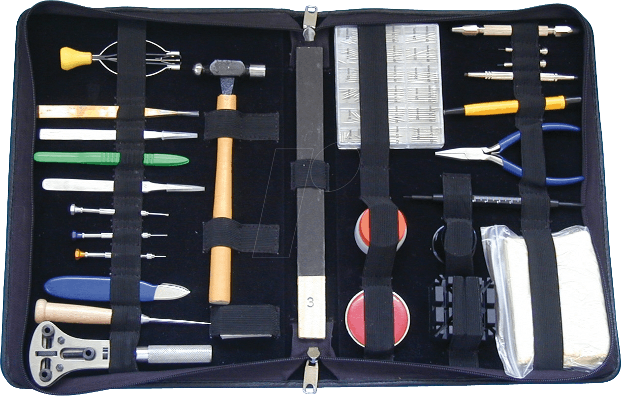 UWZ 263 - Werkzeugsatz, Uhrmacher , 26-teilig + Zubehör