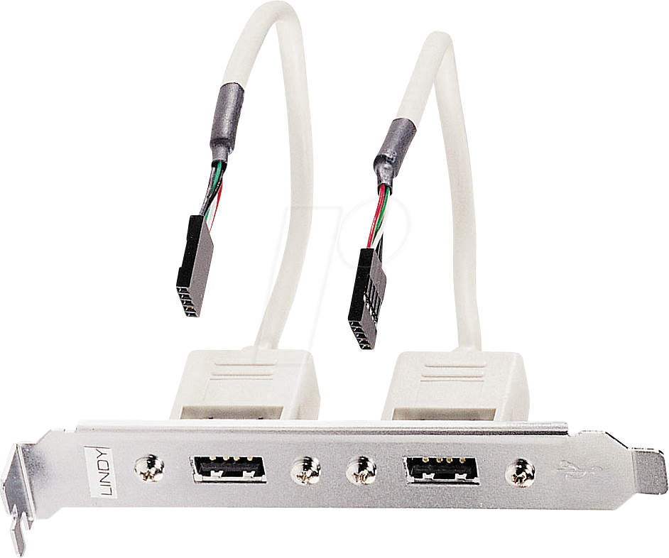 LINDY 33147 - Slotblech 2x USB 3.0 Typ-A™ Port