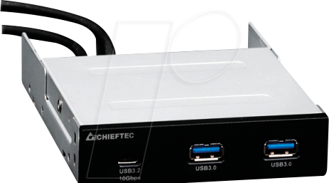 CFT MUB-3003C - Frontpanel, 3,5, 1x USB 3.1 Typ-C, 2x USB 3.0 Typ-A