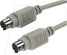Thumbnail - AK 3235 GOO - Kabel PS/2 Stecker auf Stecker, 5,0 m