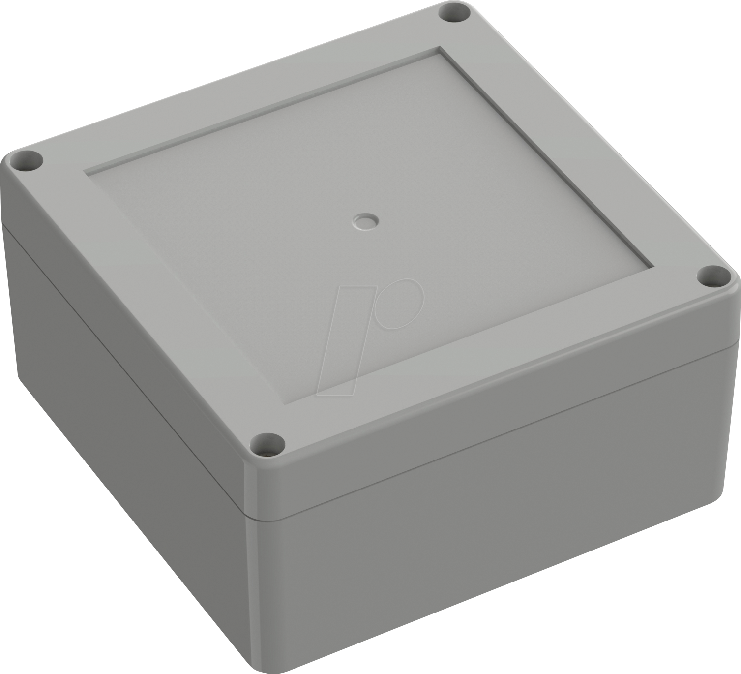 6U07121206017 - Industriegehäuse, 119,8 x 119,8 x 60,1mm, IP65, lichtgrau