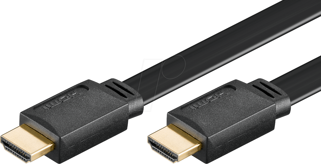 Thumbnail - AK HDMI 300FL - High Speed HDMI Kabel mit Ethernet, Flat, 3 m