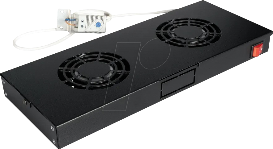 Thumbnail - ROLINE 26210271 - 19'' Dachlüftereinheit, 2 Lüfter, schwarz