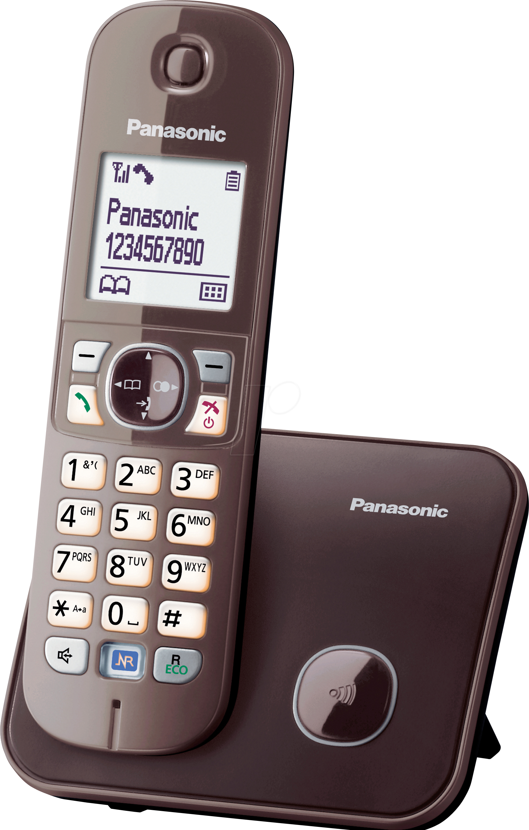 PAN KX-TG6811GA - DECT-Telefon, mocca-braun