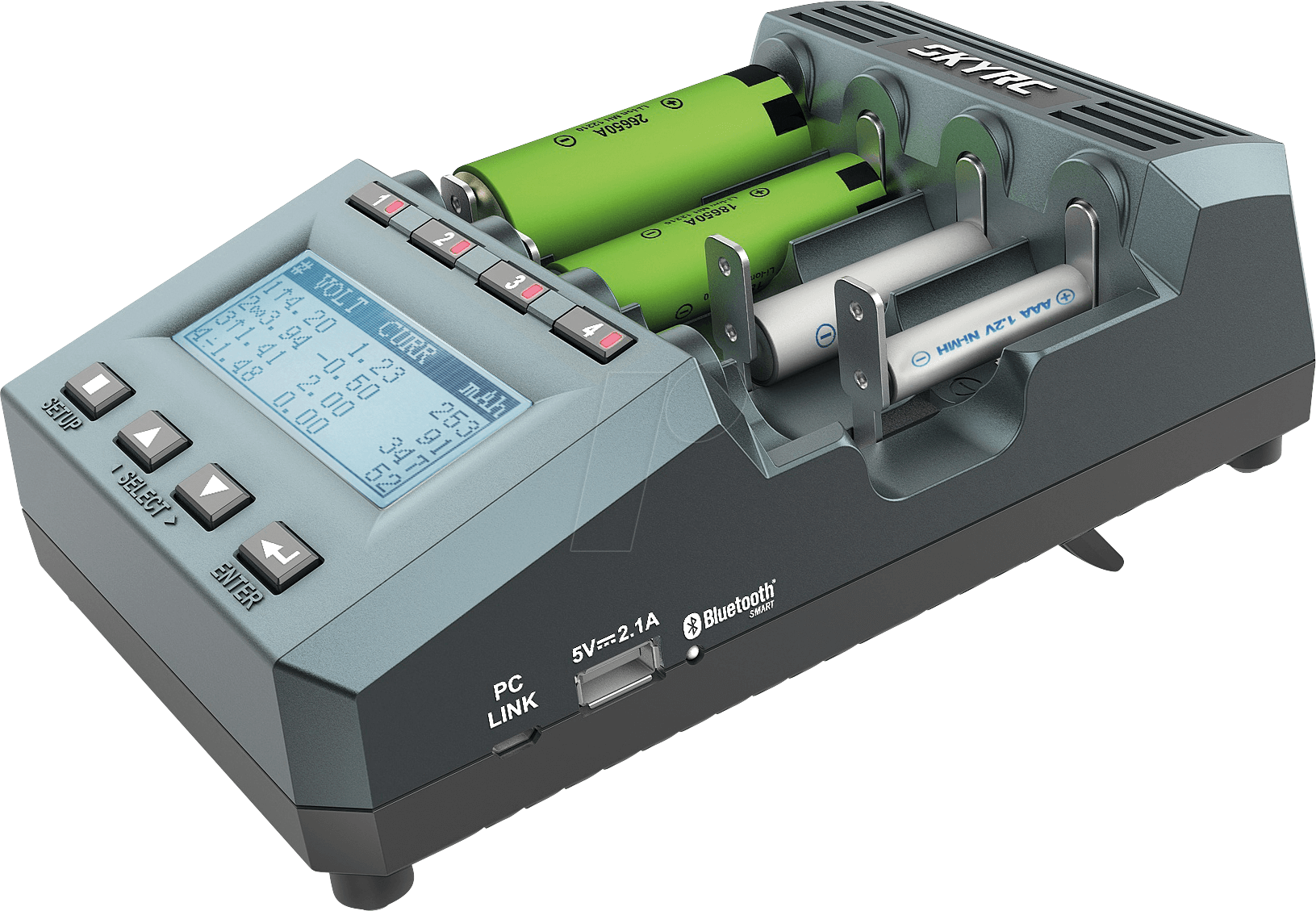LADER MC3000 - Tischladegerät, prozessorgesteuert, NiCd, NiMh, NiZn, Li-Ion