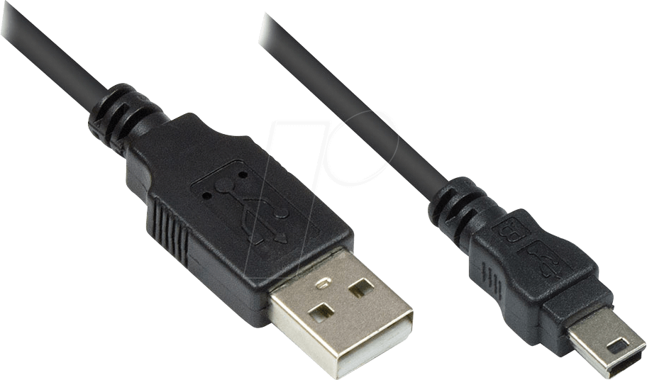 GC 3310-AM03 - USB 2.0 Kabel, A Stecker auf Mini B Stecker, 0,3 m