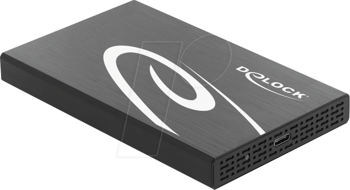 DELOCK 42611 - externes 2.5er SATA HDD/SSD Gehäuse, USB 3.1
