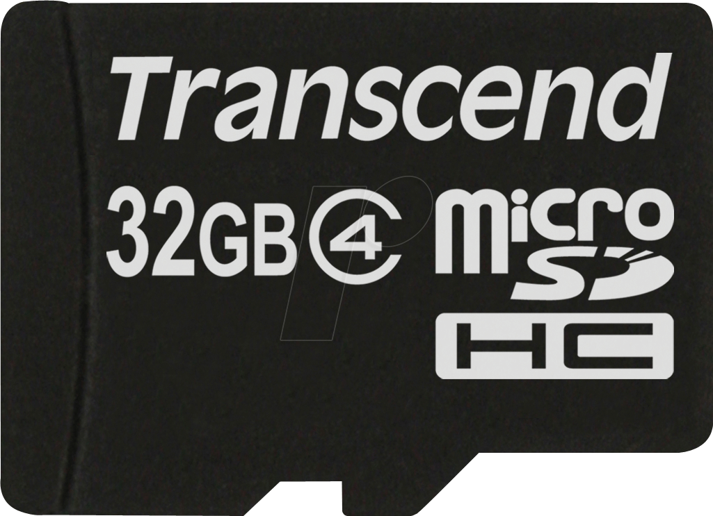 Thumbnail - TS32GUSDC4 - MicroSDHC-Speicherkarte 32GB, Transcend Class 4