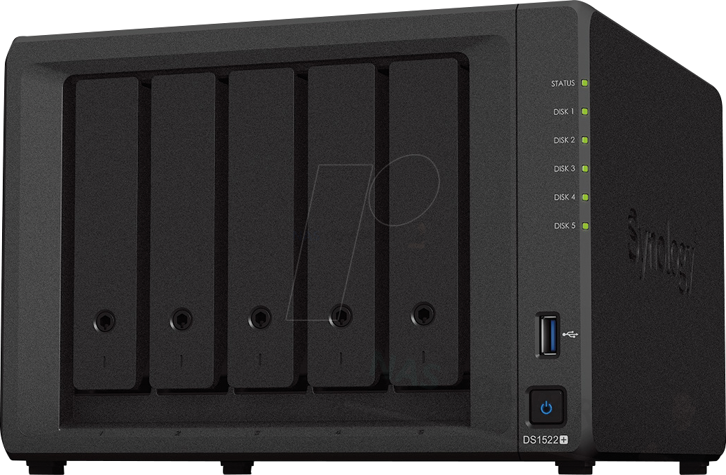 Thumbnail - SYNOLOGY 1522+60 - NAS-Server DiskStation DS1522+ 60 TB HDD