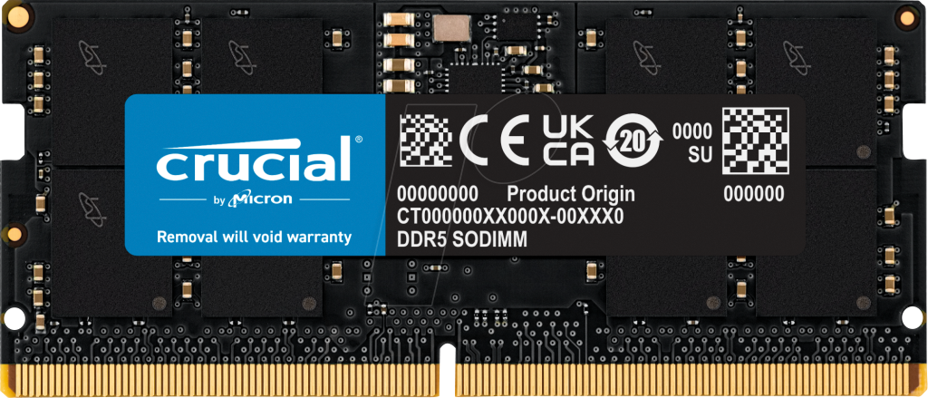 51CR1648-1140 - 16 GB SO DDR5 4800 CL40 Crucial