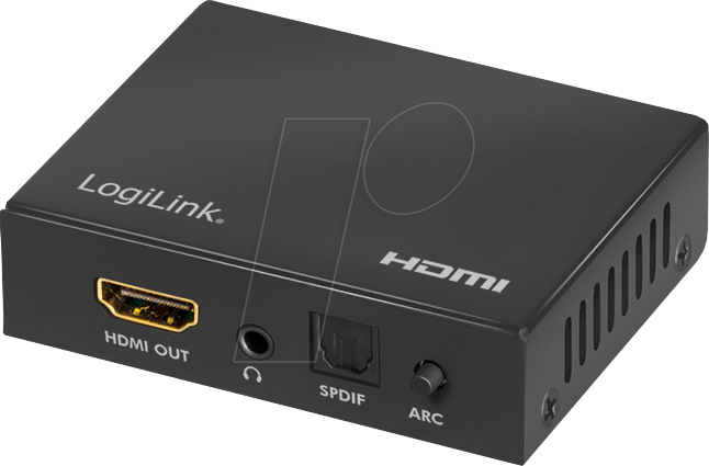 LOGILINK HD0055 - HDMI-Audio-Extraktor, 2CH/5.1CH, 4K/60 Hz