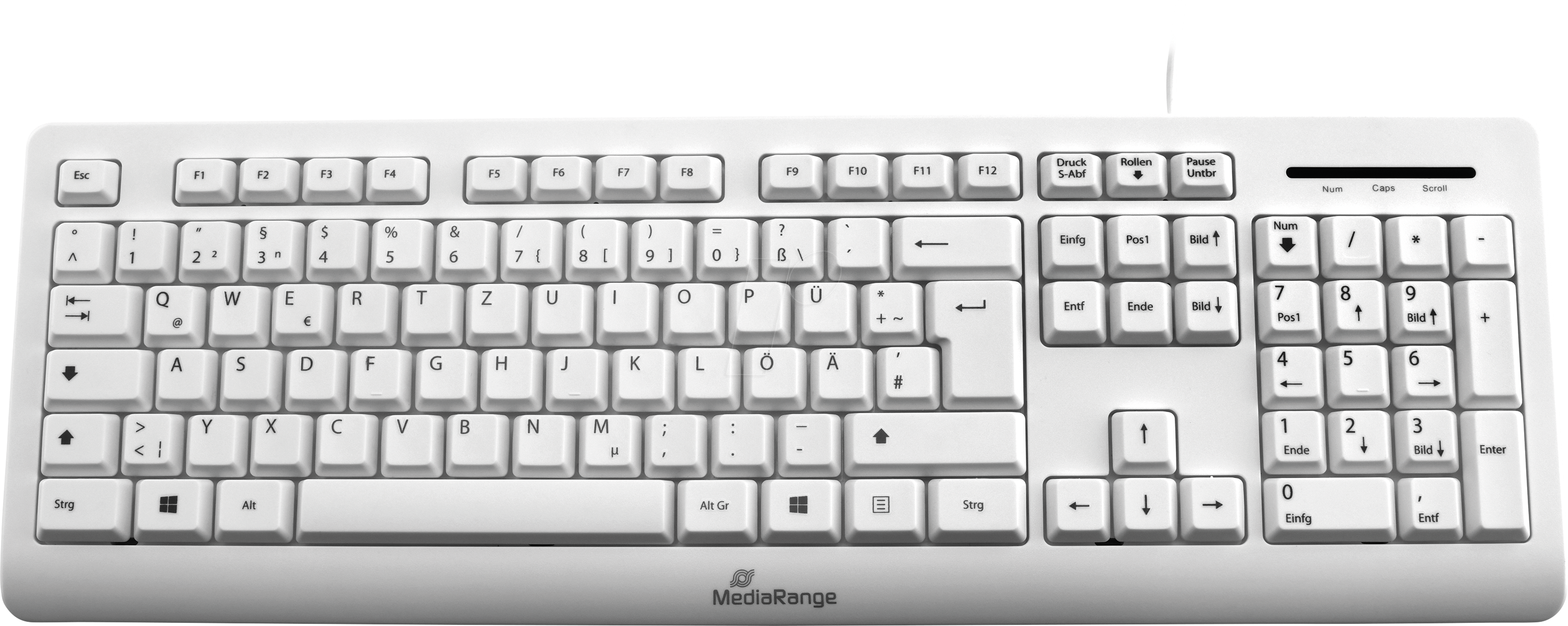 MR OS110 - Tastatur, USB, weiß
