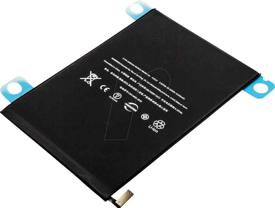 AKKU 53982 - Tablet-Akku für Apple iPad Mini 5, Li-Po, 5124 mAh