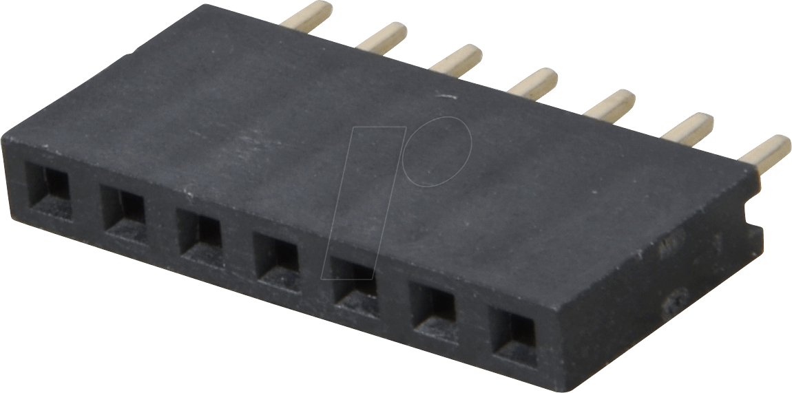 MPE 094-1-007 - Buchsenleisten 2,54 mm, 1X07, gerade