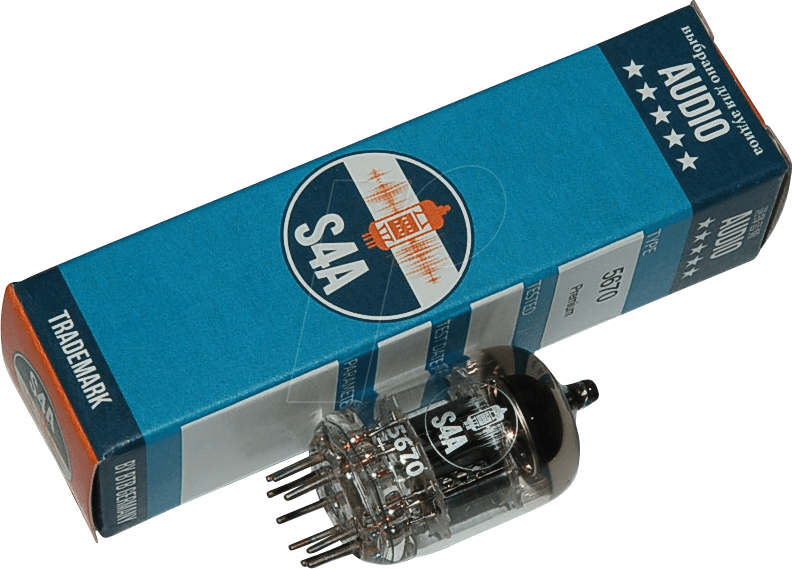 TUBE 5670WA - Elektronenröhre, Doppeltriode, Noval, 9-pol, 6,3 V