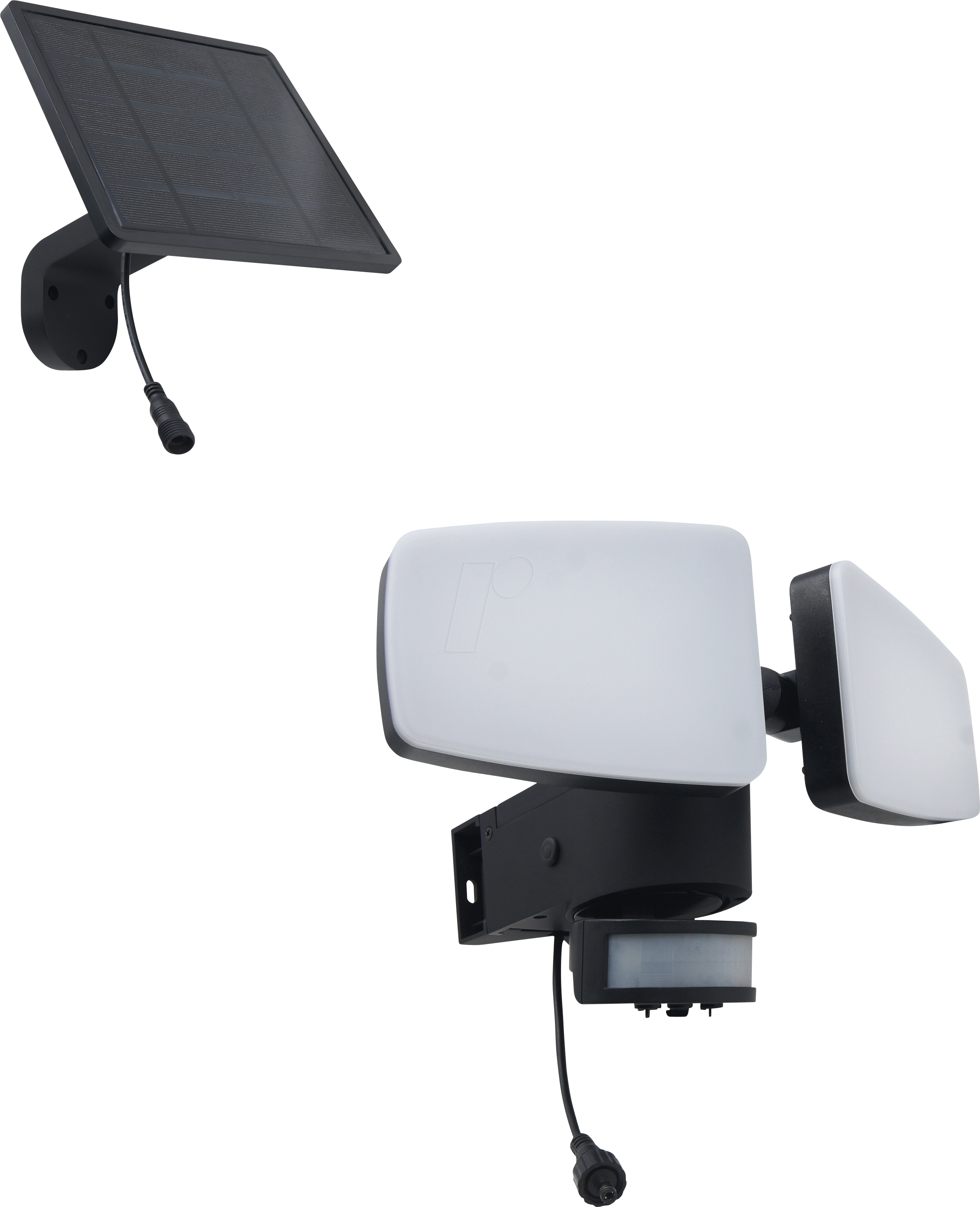 HEIT 501425 - LED-Solarleuchte, Doppel-Strahler, mit Bewegungsmelder, IP44