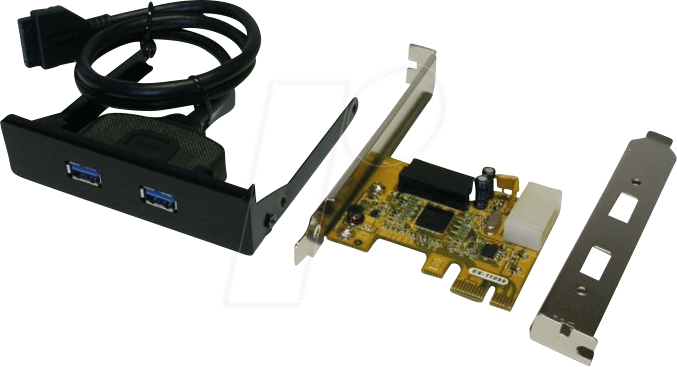 EXSYS EX-11072 - PCIe > 2+2 Ports USB 3.2 Gen 1 2 ext. + 2 int.